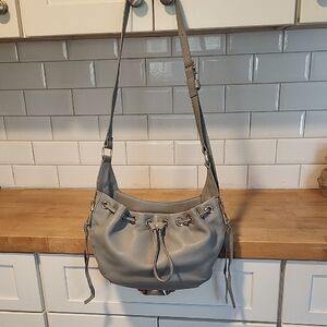 Chic Gray Shoulder Bag
